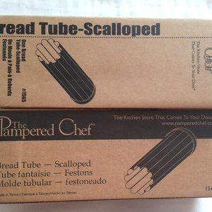 New ~ Pampered Chef ~ Valtrompia Scalloped Tubes